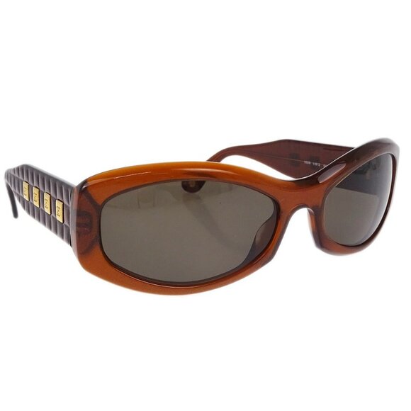 Chanel Sunglasses Eyewear Brown Small Good - Picture 1 of 12